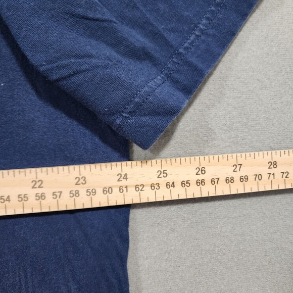 Nike TShirt Mens 2XL Blue Solid Seattle Seahawks 100% Cotton Short Sleeve Coupe - Picture 10 of 16